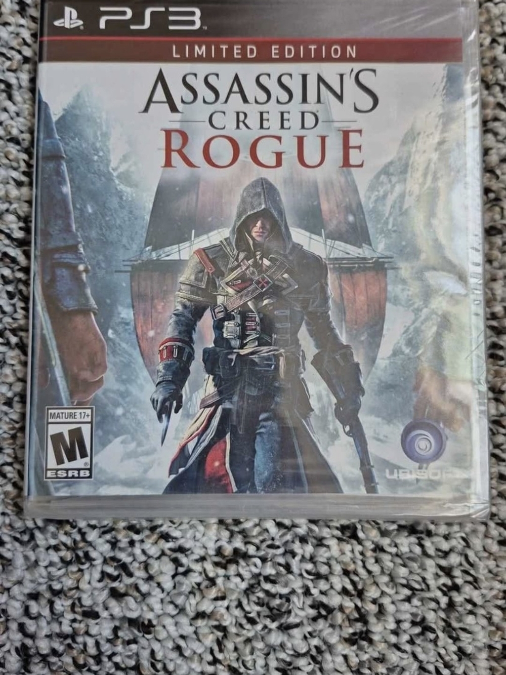 Sony PS3 Assassin's Creed Rogue – Black & Red Cover Art